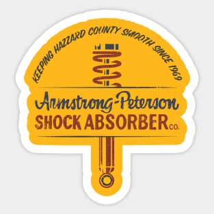 Armstrong-Peterson Shock Absorber Co. Sticker